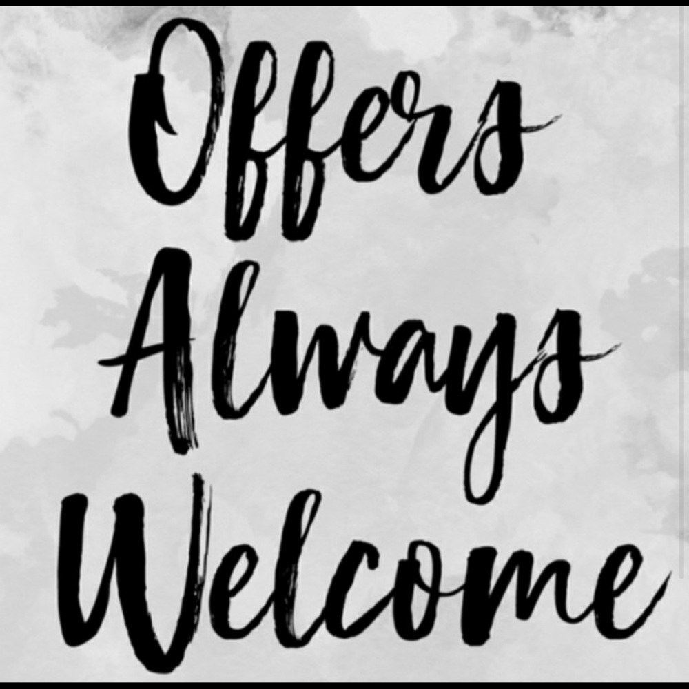 Reasonable offers welcome!